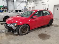 Volkswagen Golf salvage cars for sale: 2015 Volkswagen Golf