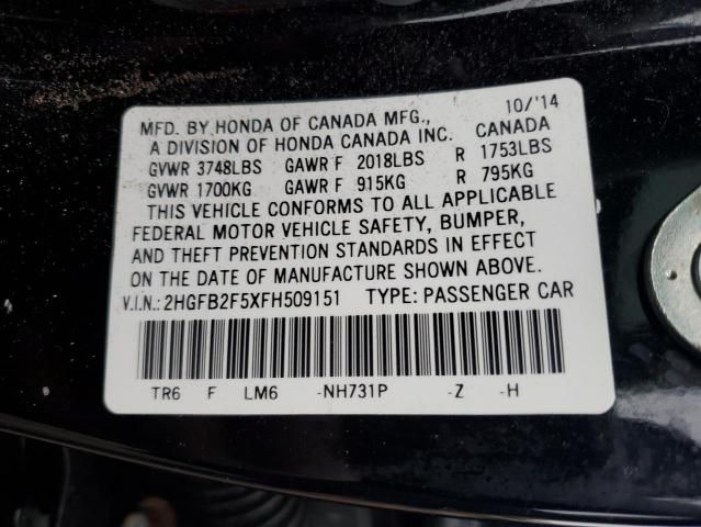2015 Honda Civic LX