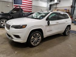 Jeep salvage cars for sale: 2019 Jeep Cherokee Overland