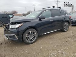 Acura salvage cars for sale: 2017 Acura MDX Advance