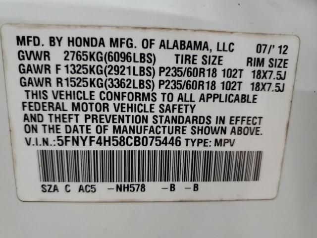 2012 Honda Pilot EXL