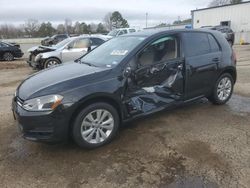 Volkswagen Golf salvage cars for sale: 2015 Volkswagen Golf TDI