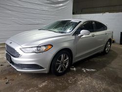 Ford salvage cars for sale: 2018 Ford Fusion SE