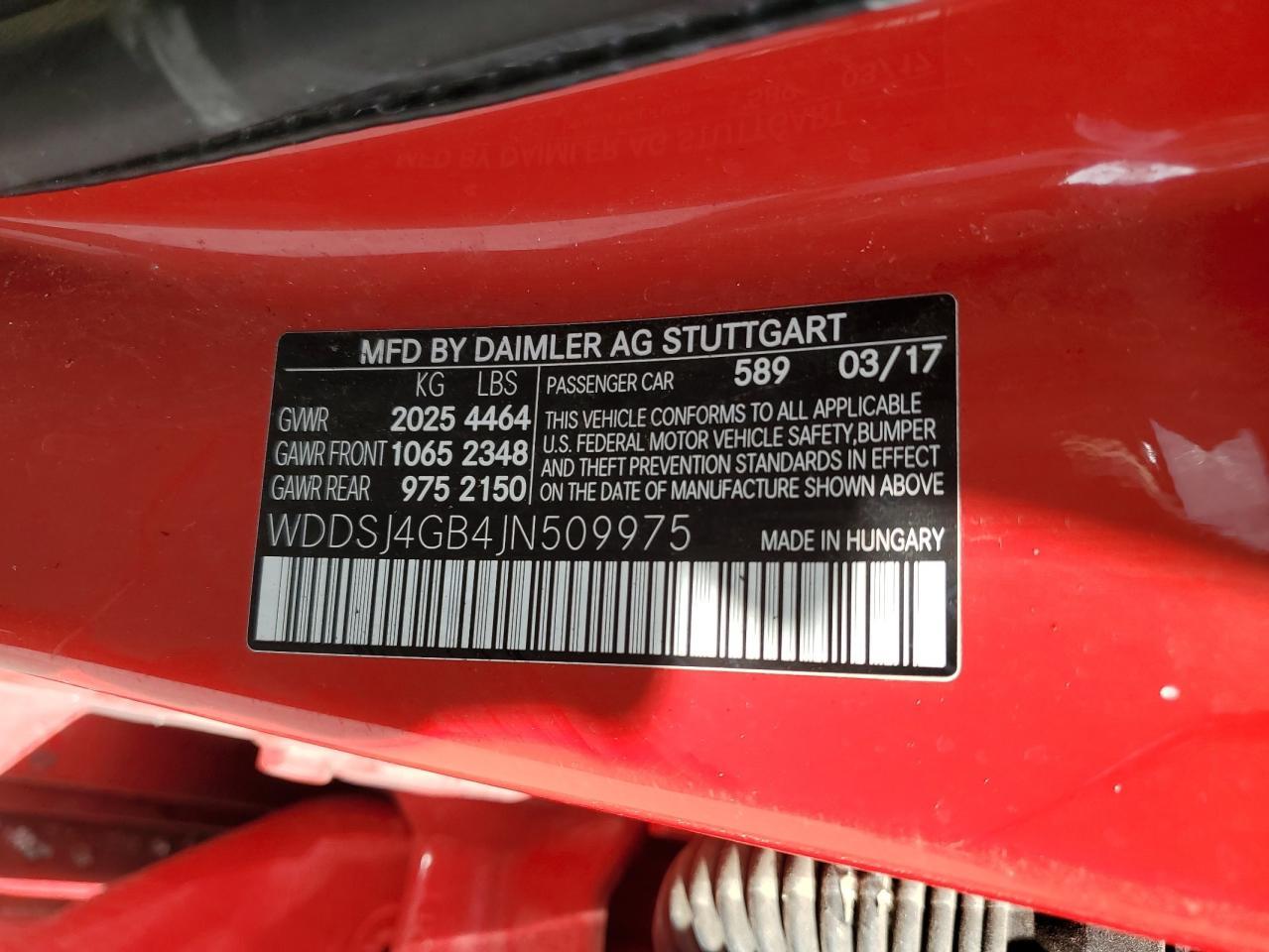 2018 Mercedes-Benz Cla 250 4matic