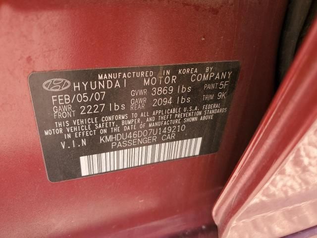 2007 Hyundai Elantra GLS