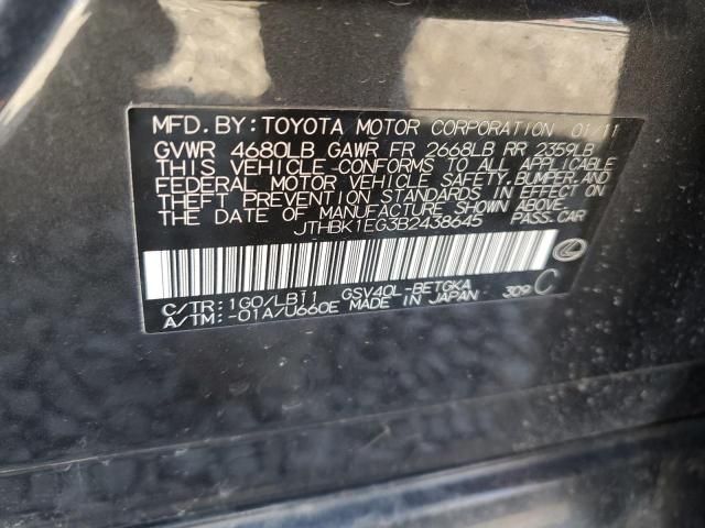 2011 Lexus ES 350
