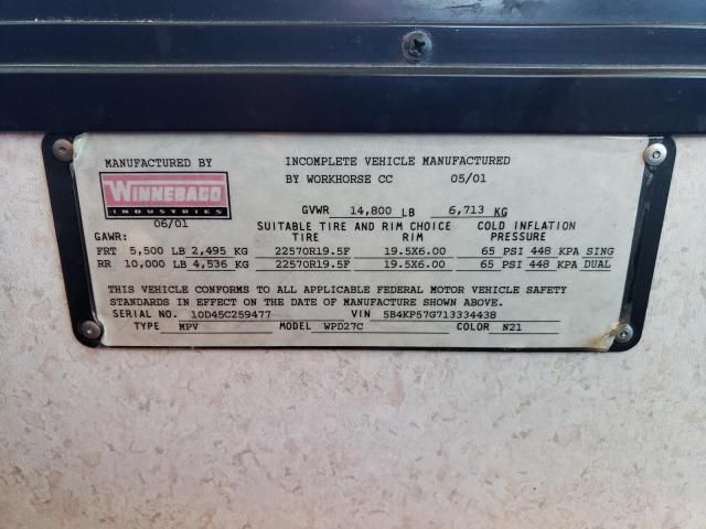 2001 Winnebago 2001 Workhorse Custom Chassis Motorhome Chassis P3