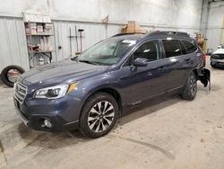 Salvage cars for sale from Copart Milwaukee, WI: 2017 Subaru Outback 2.5I Limited