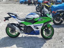 Salvage motorcycles for sale at Homestead, FL auction: 2024 Kawasaki EX500 A