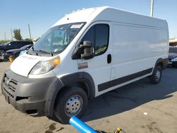 Camiones salvage a la venta en subasta: 2017 Dodge RAM Promaster 2500 2500 High