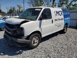 Salvage trucks for sale at Riverview, FL auction: 2014 Chevrolet Express G2500