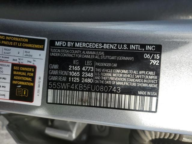 2015 Mercedes-Benz C 300 4matic