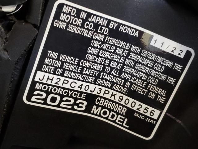 2023 Honda CBR600 RR