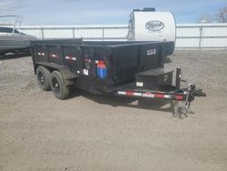 Salvage trucks for sale at Billings, MT auction: 2024 Inst 2024 Interstate Dump Trailer