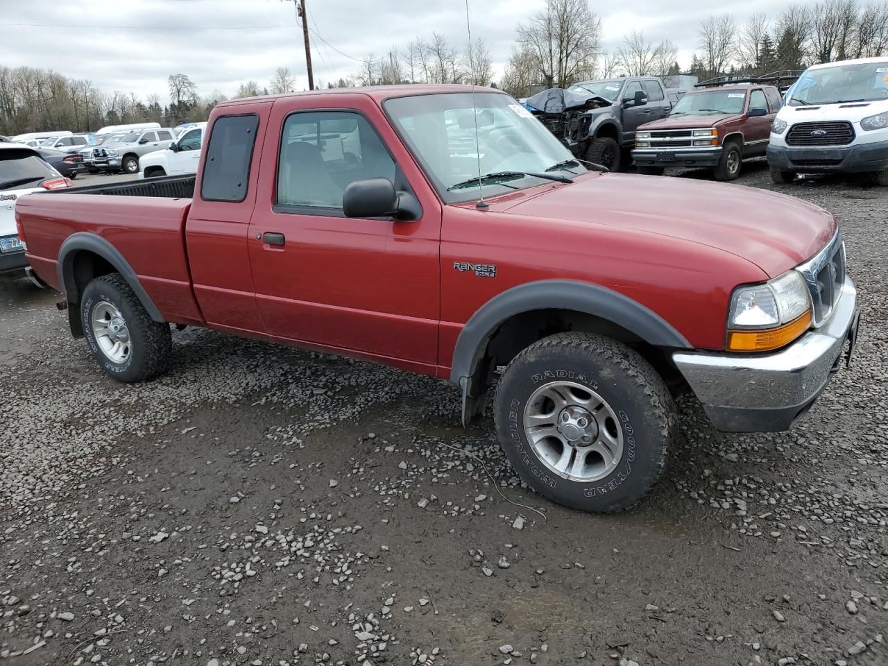 2000 Ford Ranger Super Cab For Sale in Portland, OR Lot #46692***