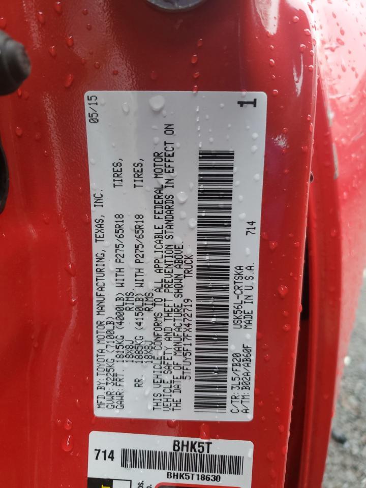 2015 Toyota Tundra SR5
