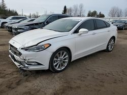 Ford salvage cars for sale: 2017 Ford Fusion Titanium