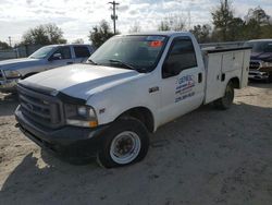 Salvage cars for sale from Copart Midway, FL: 2002 Ford F250 Super Duty