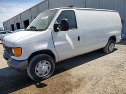 Salvage trucks for sale at Jacksonville, FL auction: 2007 Ford Econoline E150 Van