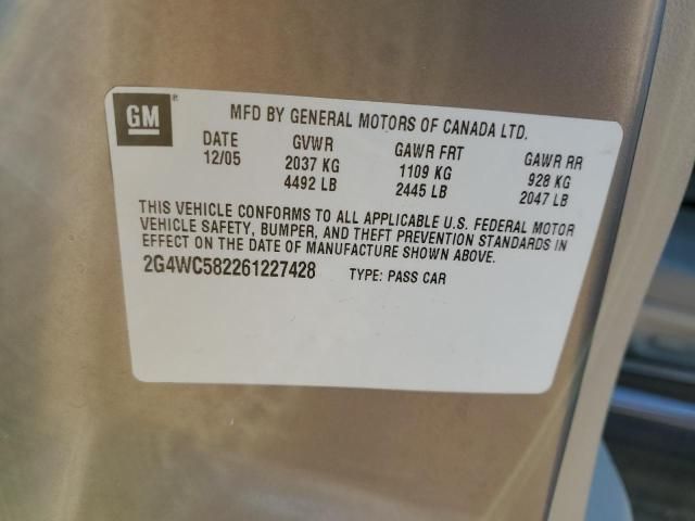 2006 Buick Lacrosse cx