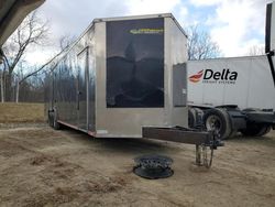 Salvage trucks for sale at Chambersburg, PA auction: 2023 Elit E Cargo Enclosed Cargo Trailer