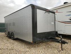 Salvage trucks for sale at Sikeston, MO auction: 2025 Homemade Steader Enclosed Cargo Trailer