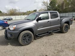 Salvage trucks for sale at Shreveport, LA auction: 2015 Toyota Tacoma Double Cab Prerunner