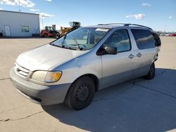 Toyota Sienna ce Vehiculos salvage en venta: 2002 Toyota Sienna CE