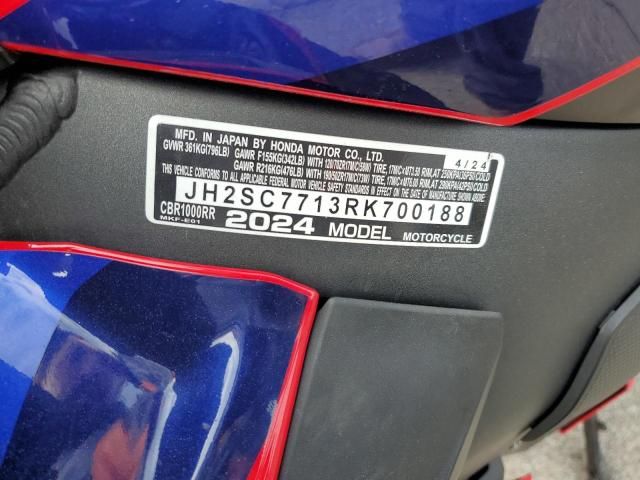 2024 Honda CBR1000 RR
