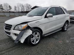 Mercedes-Benz salvage cars for sale: 2015 Mercedes-Benz ML 350