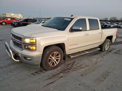 Salvage trucks for sale at Grand Prairie, TX auction: 2014 Chevrolet Silverado K1500 LTZ