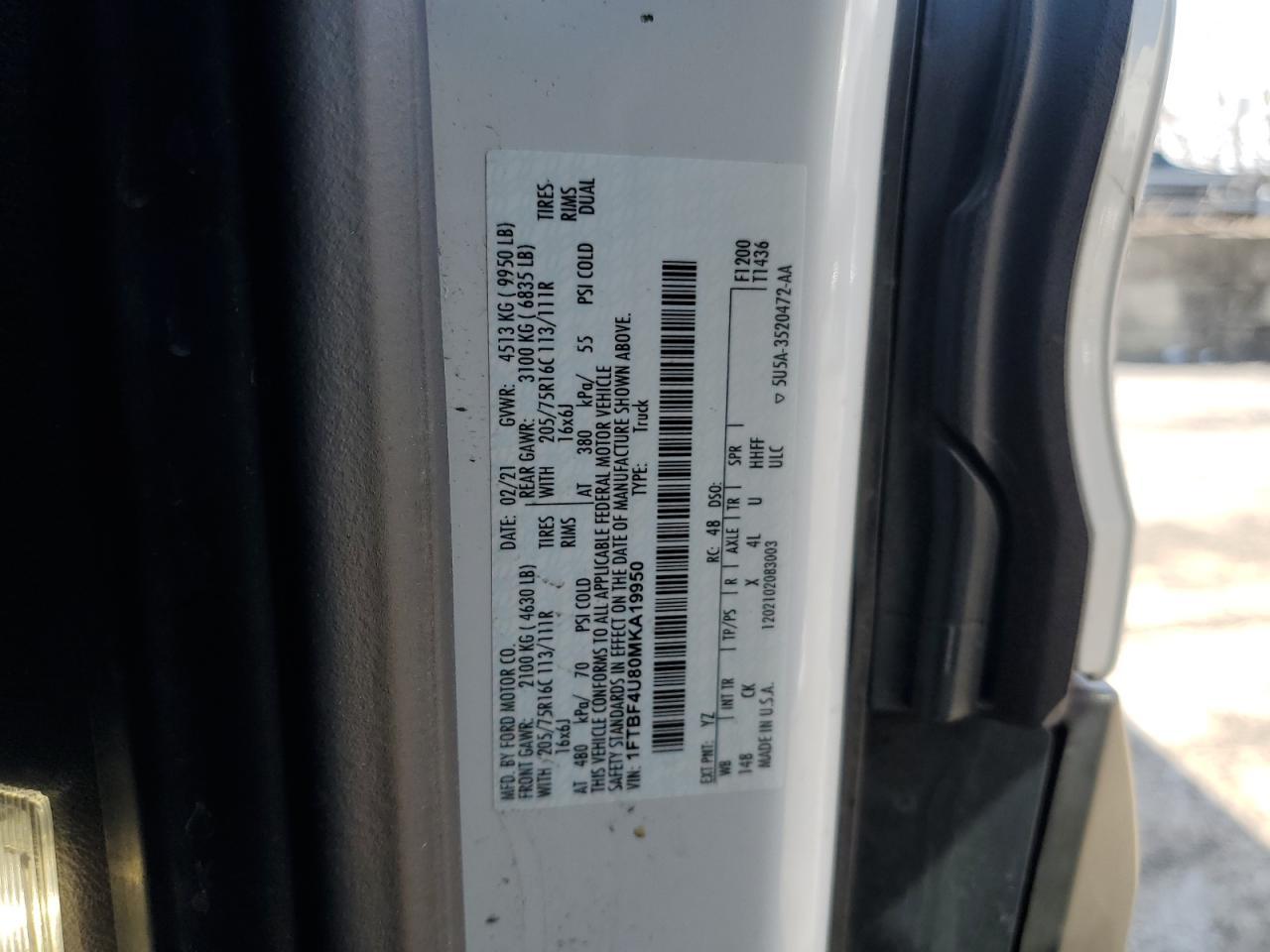 2021 Ford Transit T-350 HD