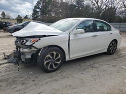 Salvage cars for sale from Copart Knightdale, NC: 2017 Honda Accord EXL
