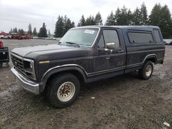 Salvage cars for sale from Copart Graham, WA: 1986 Ford F150