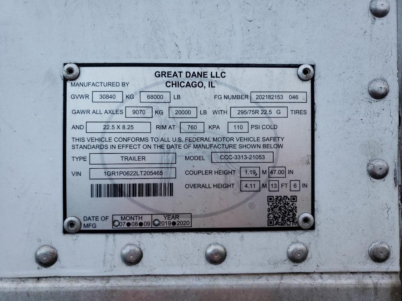 2019 Great Dane Trailer