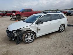 Volkswagen Golf salvage cars for sale: 2015 Volkswagen Golf Sportwagen TDI S