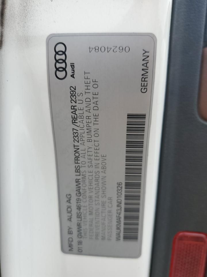 2018 Audi A4 Premium