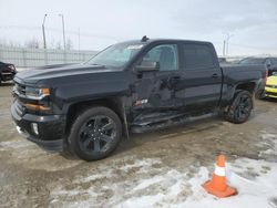 Salvage trucks for sale at Nisku, AB auction: 2017 Chevrolet Silverado K1500 LT