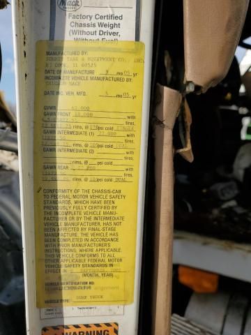 2006 Mack Granite Dump Truck