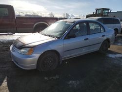 Honda salvage cars for sale: 2002 Honda Civic DX