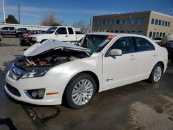 Ford Fusion Hybrid salvage cars for sale: 2011 Ford Fusion Hybrid