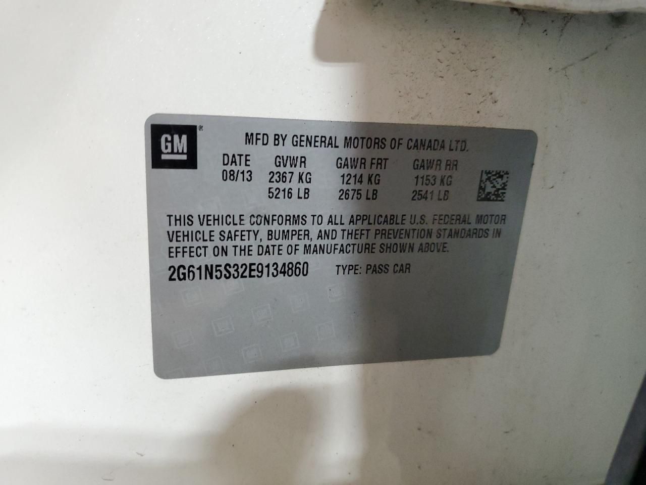 2014 Cadillac Xts Luxury Collection