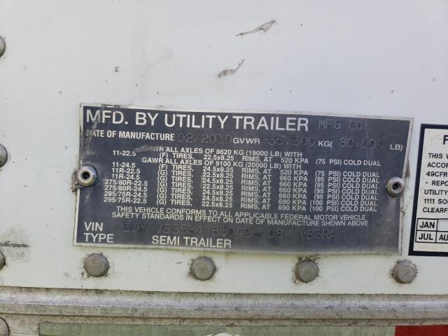 2011 Utility 2010 Utility Refrigerated Van Trailer