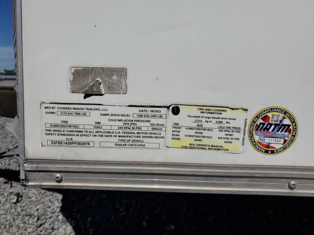 2023 Coverwagon 2023 Covered Wagon Enclosed Cargo Trailer