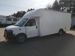 Salvage trucks for sale at Eldridge, IA auction: 2019 Chevrolet Express G3500