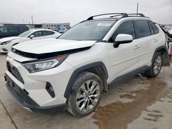 Salvage cars for sale from Copart Grand Prairie, TX: 2020 Toyota Rav4 Limited