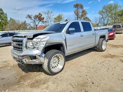 Salvage trucks for sale at Hampton, VA auction: 2015 GMC Sierra C1500 SLT