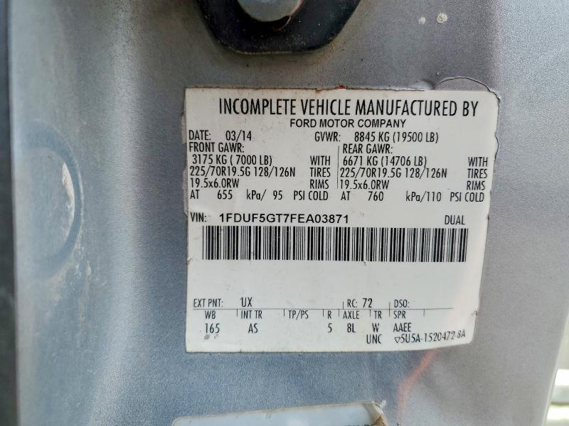 2015 Ford F550 Super Duty Utility / Service Truck