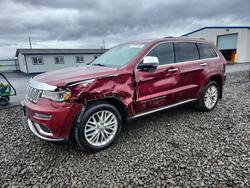 Jeep salvage cars for sale: 2017 Jeep Grand Cherokee Summit