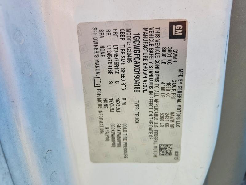2013 Chev Express G2500